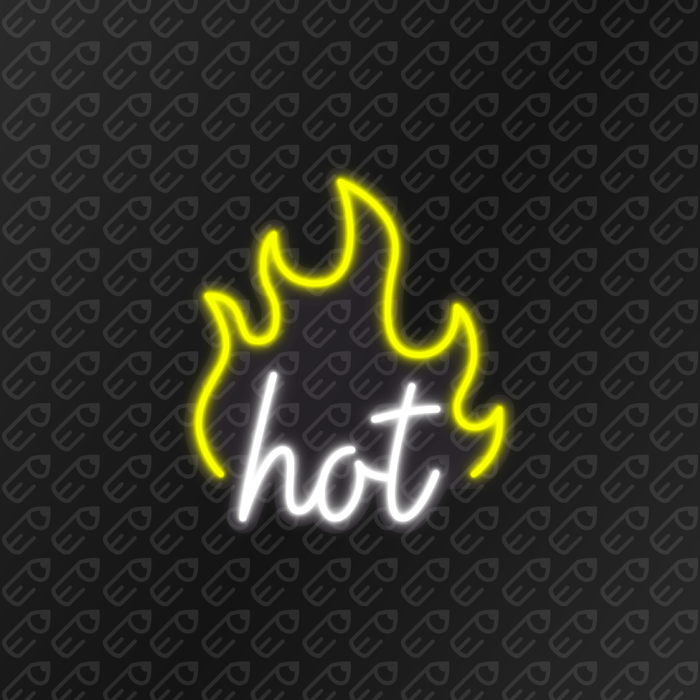 Néon LED mural - Hot