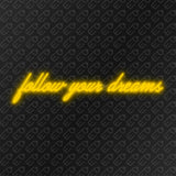 follow your dreams Jaune