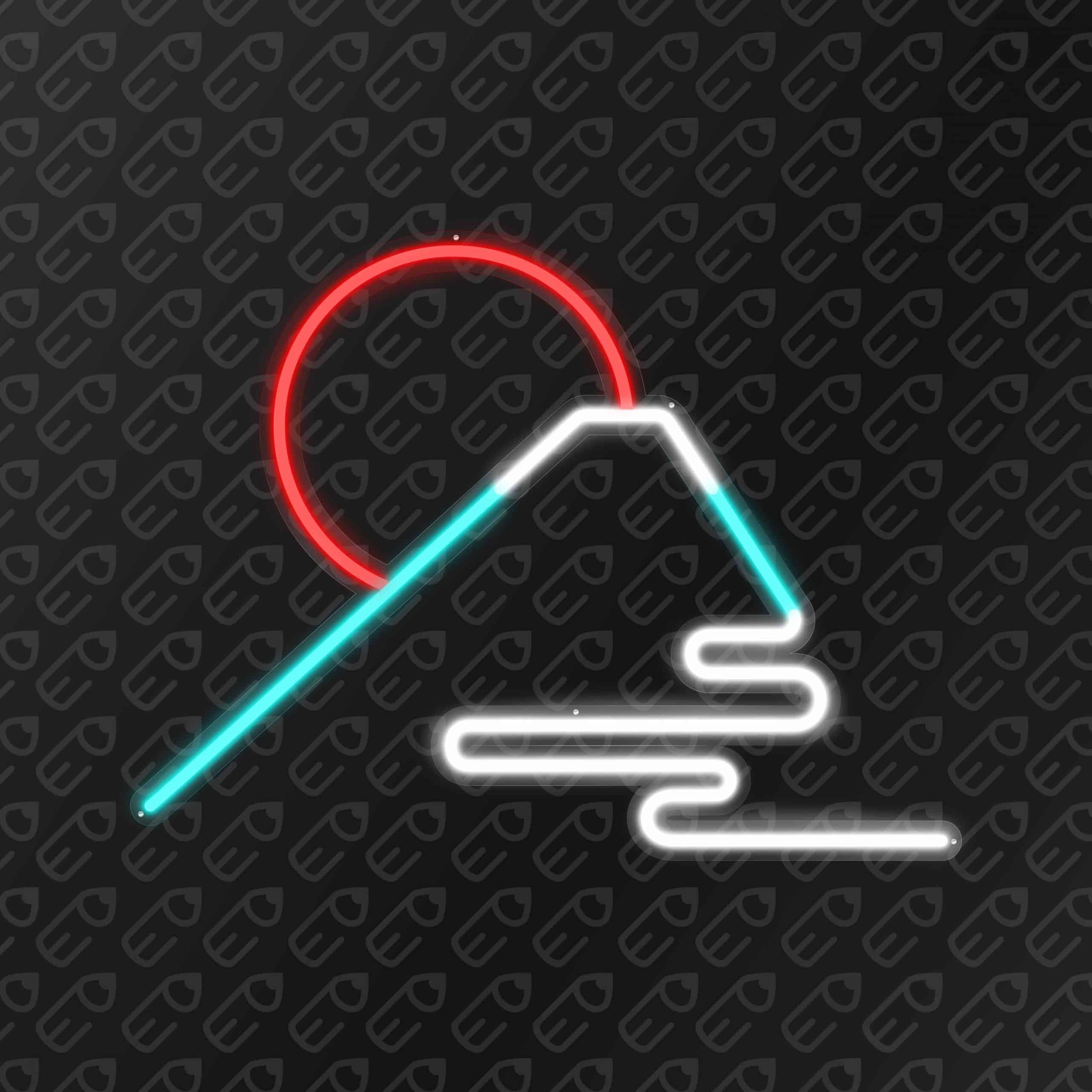 neon-mont-fuji