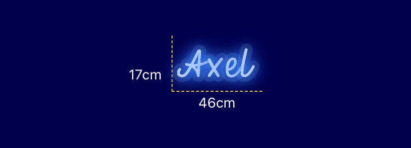 Néon personnalisé (Axel)