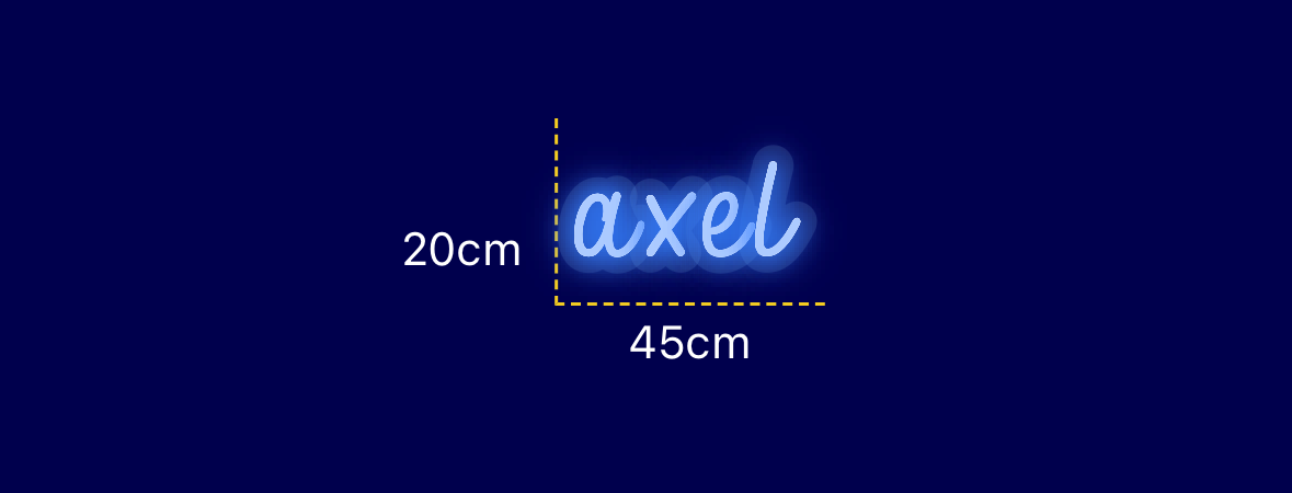Néon personnalisé (axel)