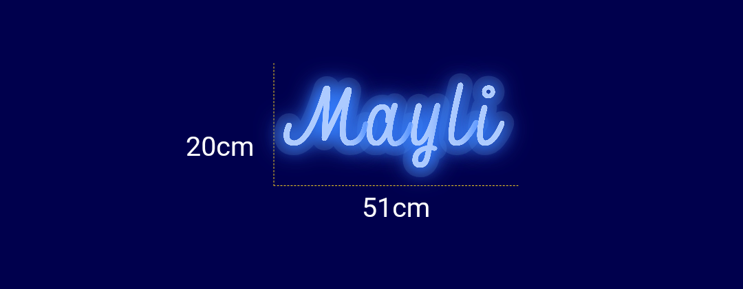 Néon personnalisé (Mayli)