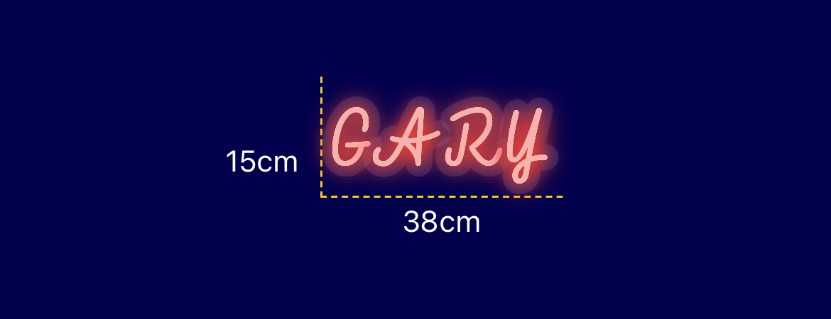 Néon personnalisé (GARY)