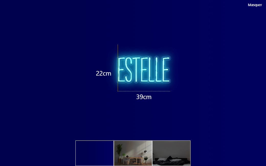 Néon personnalisé (ESTELLE)