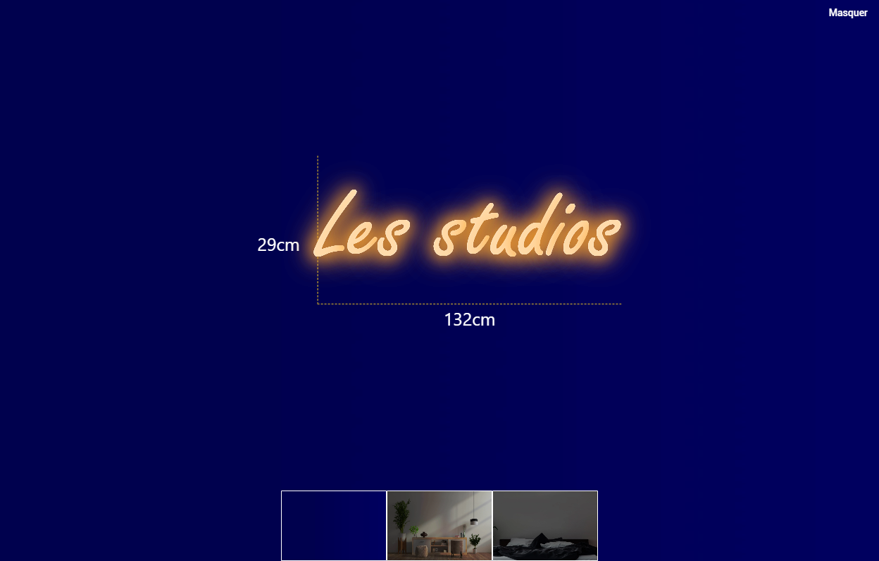 Néon personnalisé (Les studios)