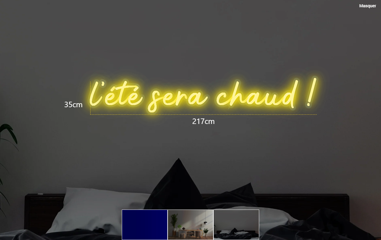 Néon personnalisé (l'été sera chaud !)