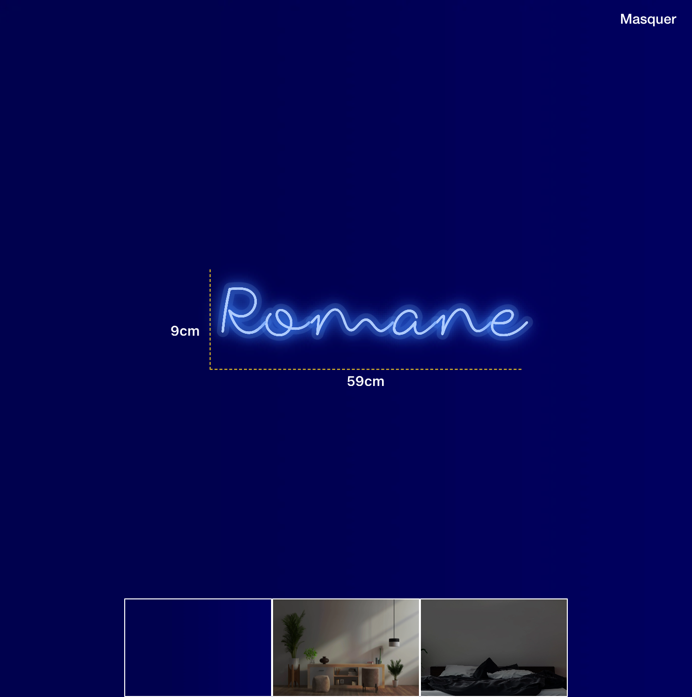 Néon personnalisé (Romane)