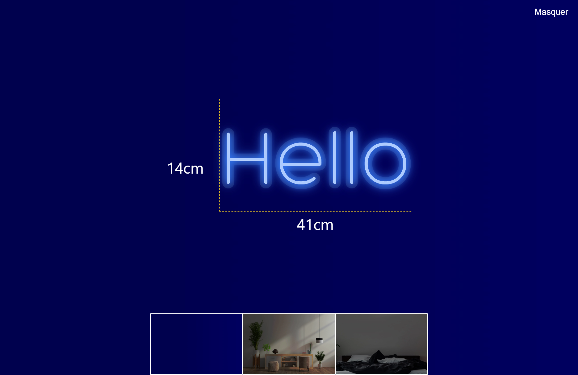 Néon personnalisé (Hello)