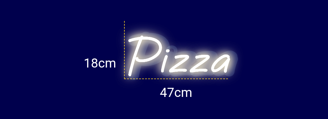 Néon personnalisé (Pizza)
