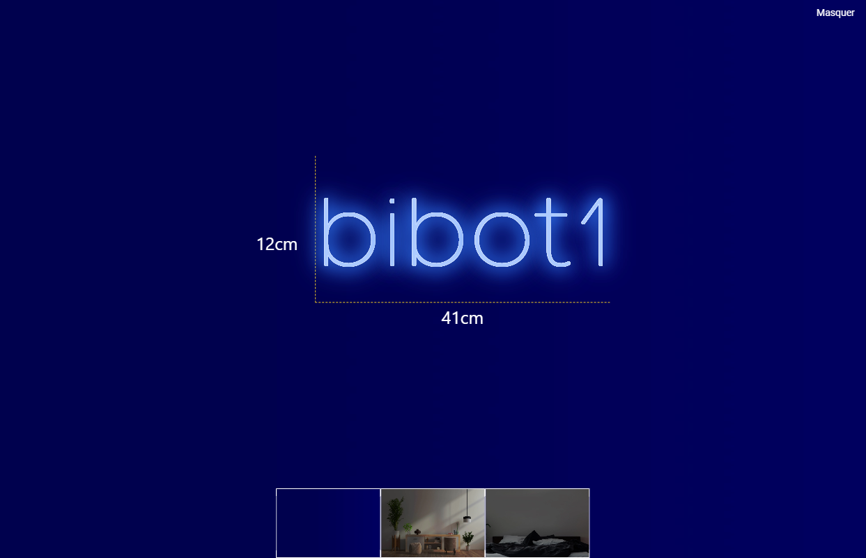 Néon personnalisé (bibot1)