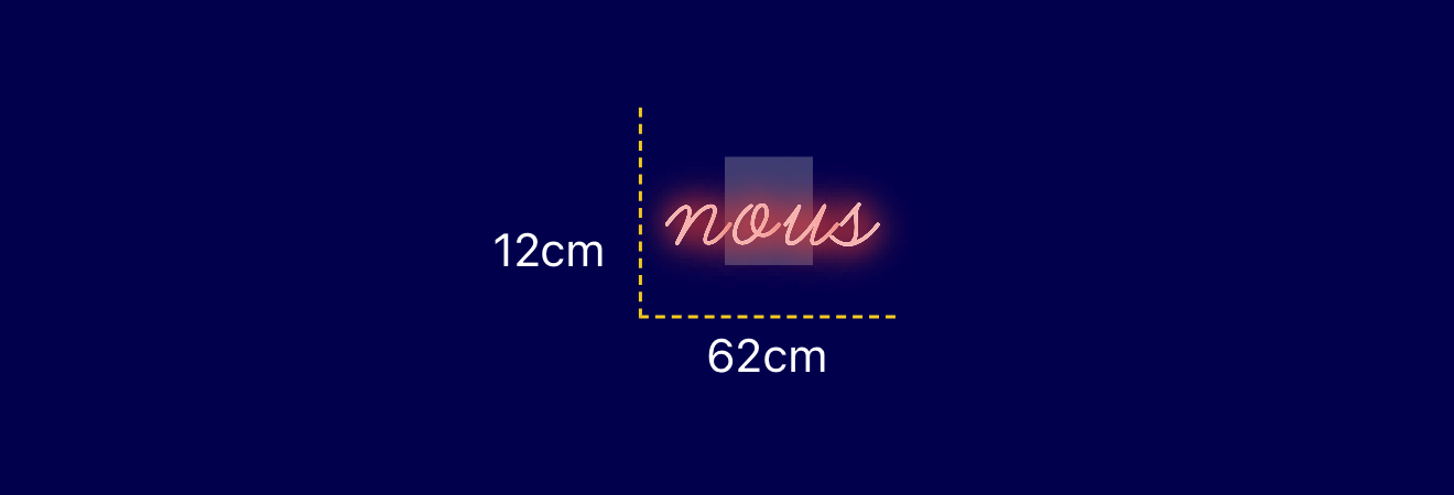 Néon personnalisé (nous)