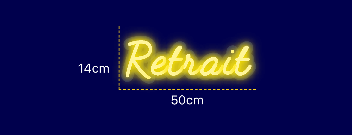 Néon personnalisé (Retrait)