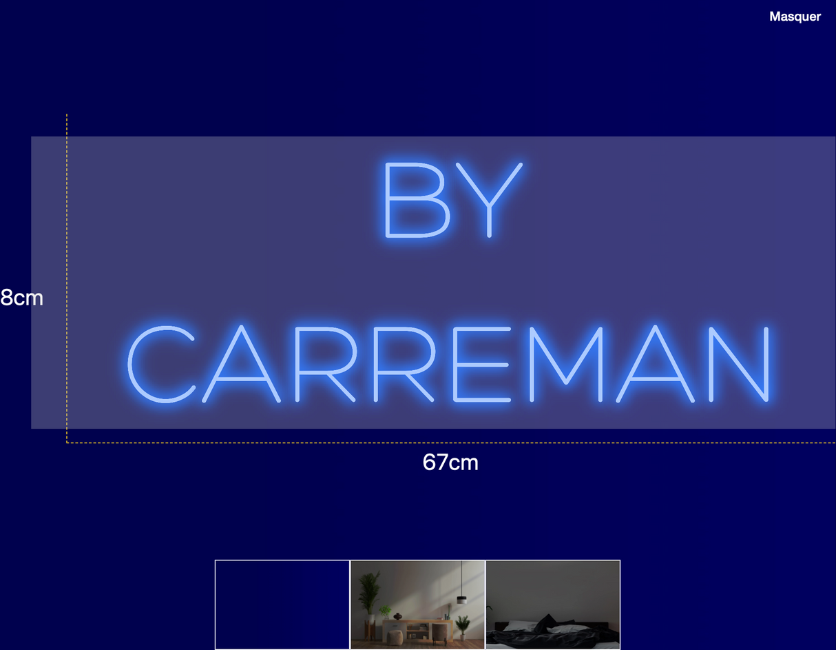 Néon personnalisé (BY CARREMAN)