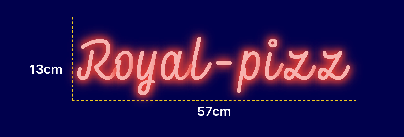 Néon personnalisé (Royal-pizz)