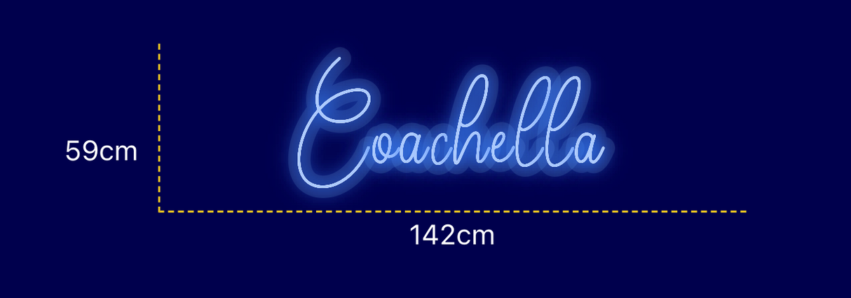 Néon personnalisé (Coachella)