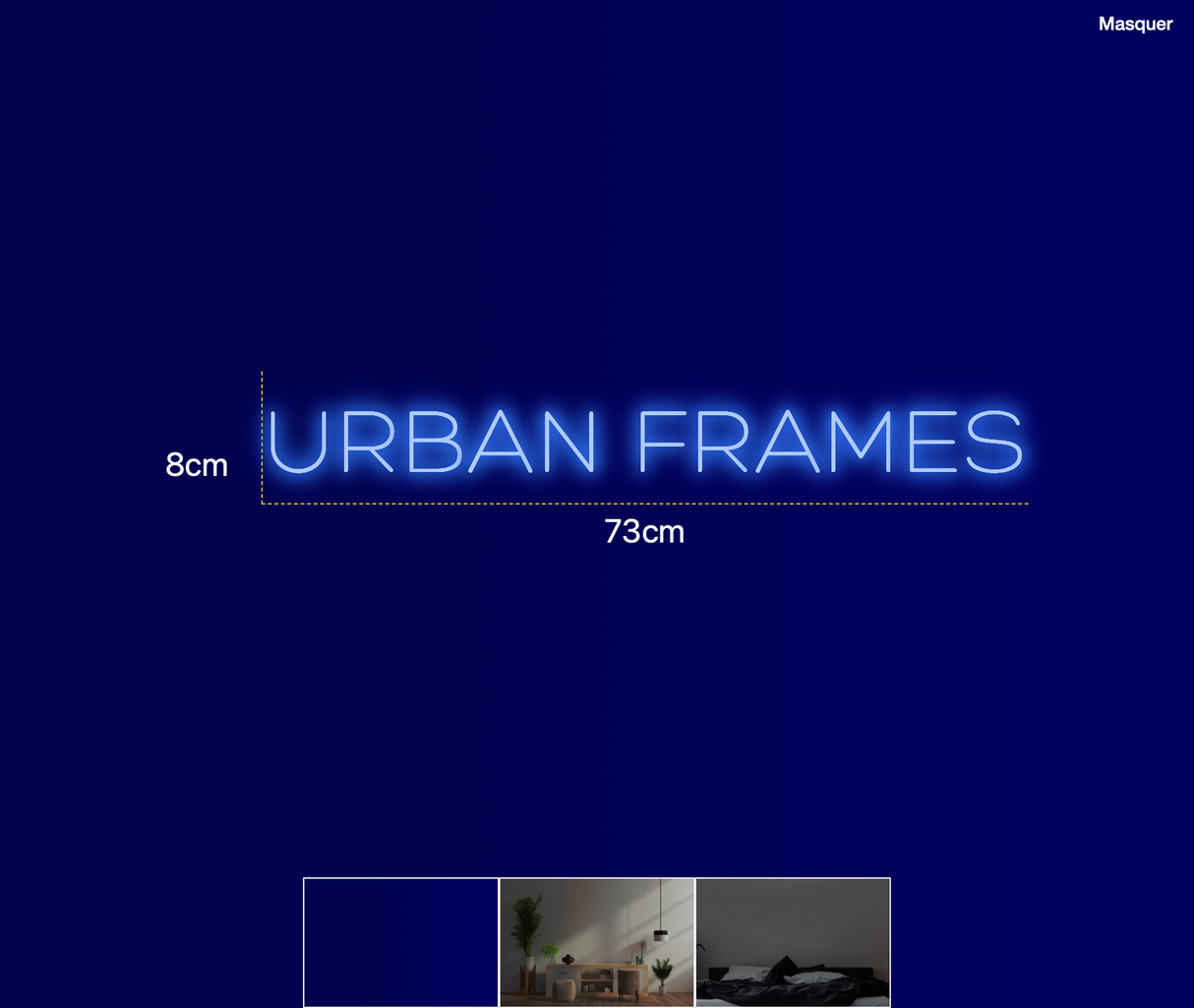 Néon personnalisé (URBAN FRAMES)