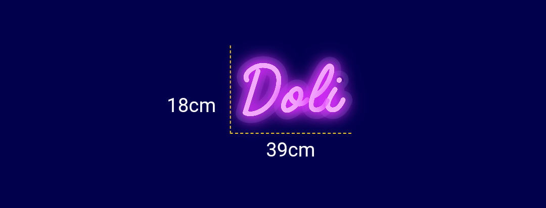 Néon personnalisé (Doli)