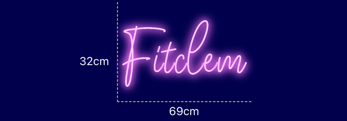 Néon personnalisé (Fitclem)