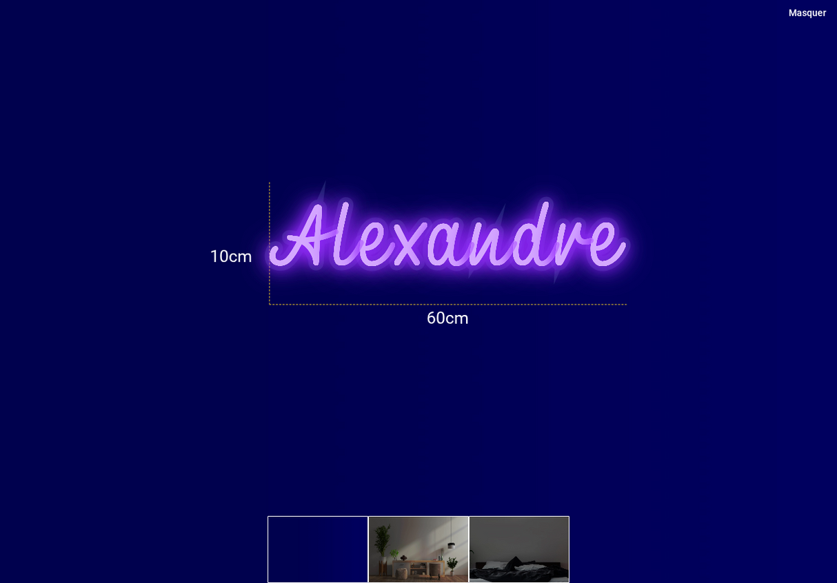 Néon personnalisé (Alexandre)