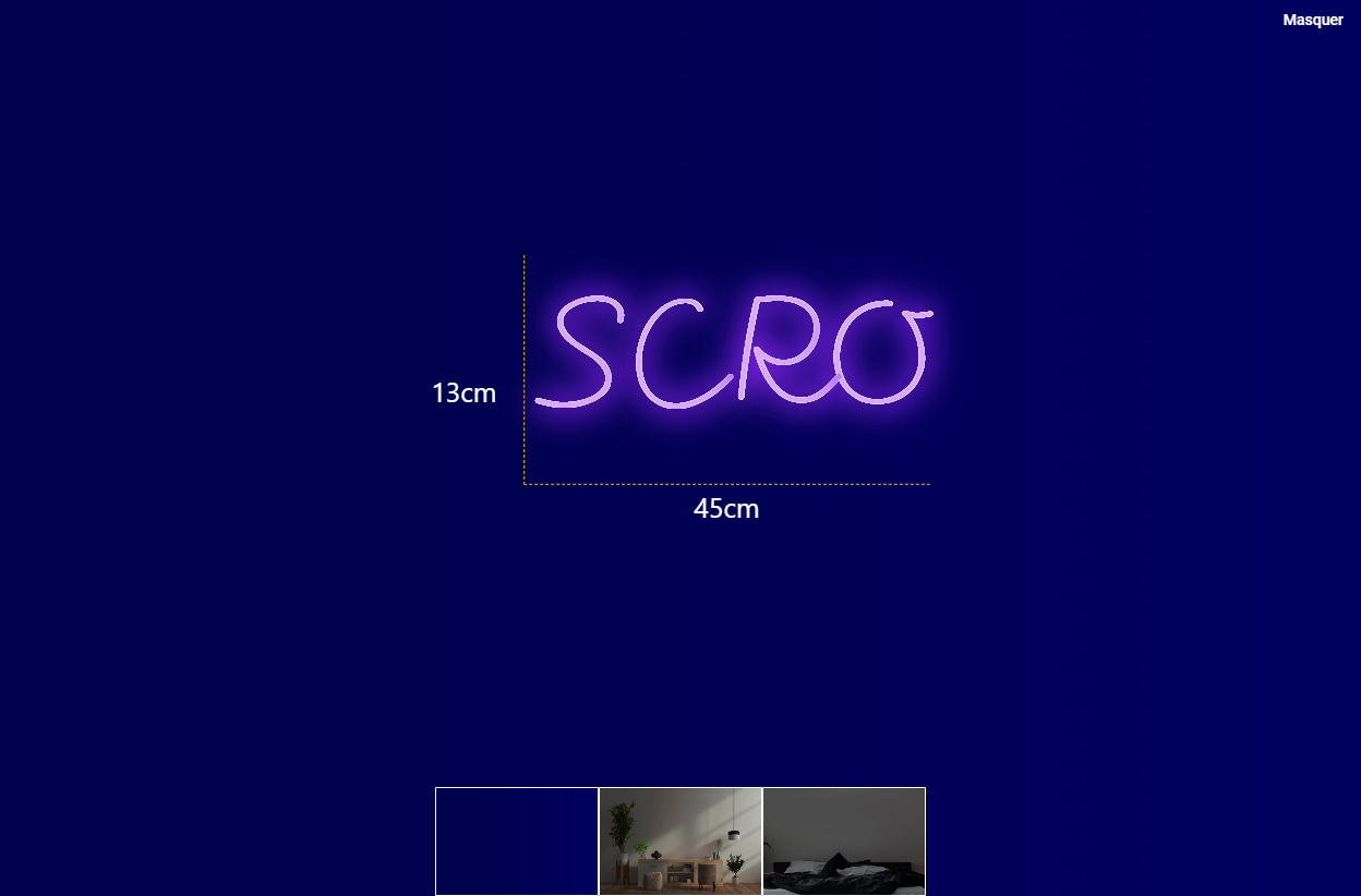 Néon personnalisé (SCRO)