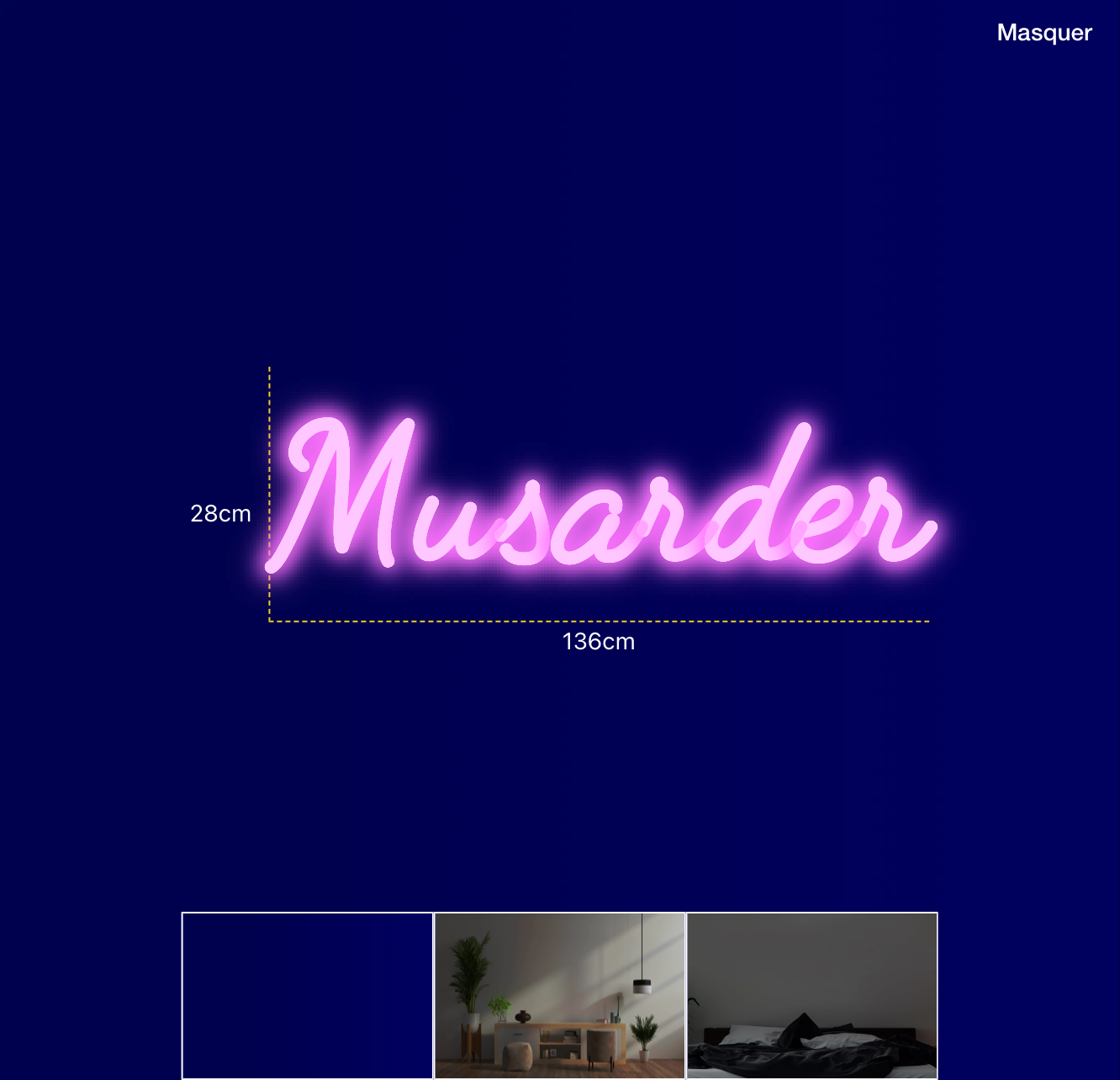 Néon personnalisé (Musarder)