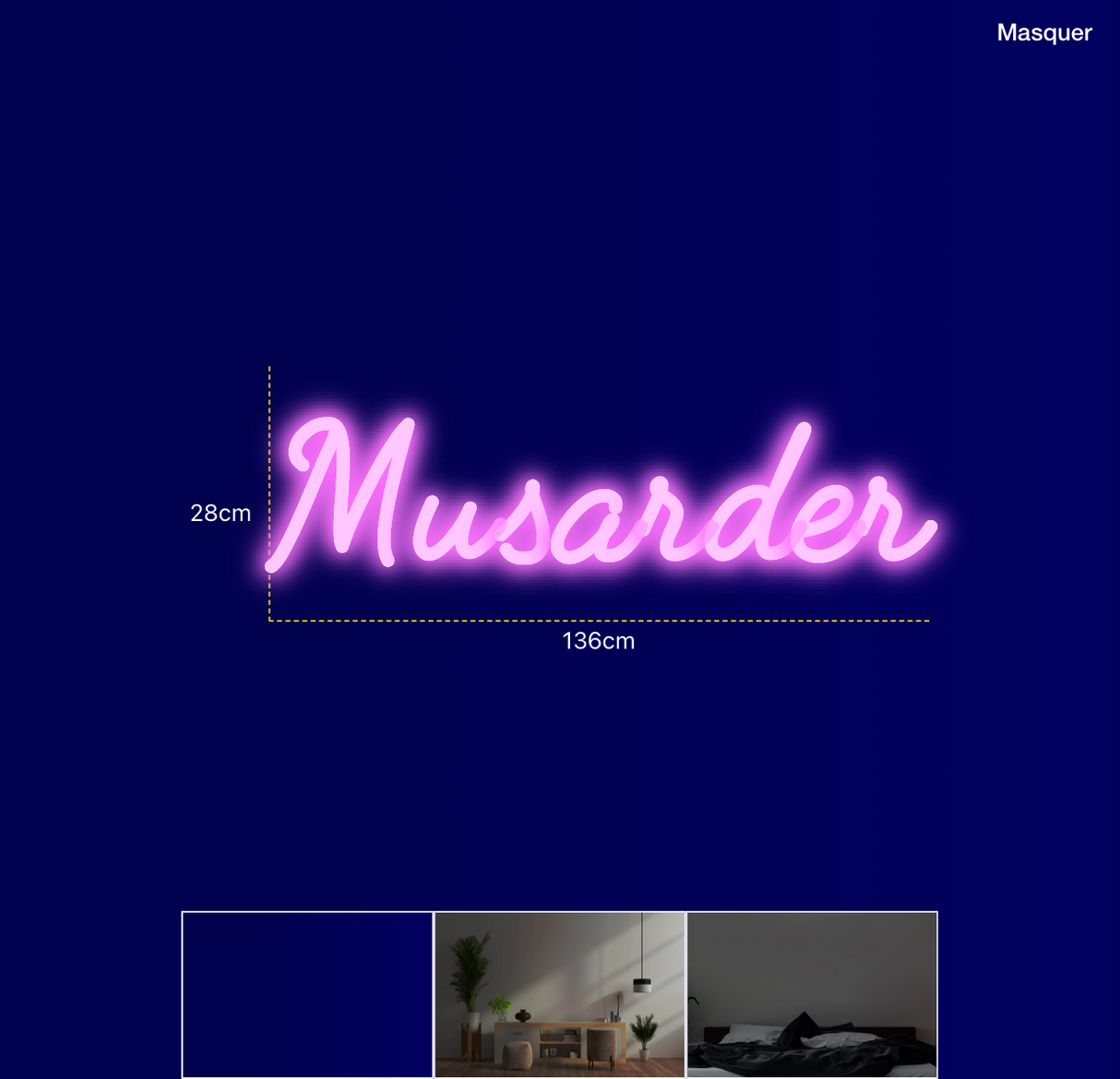 Néon personnalisé (Musarder)