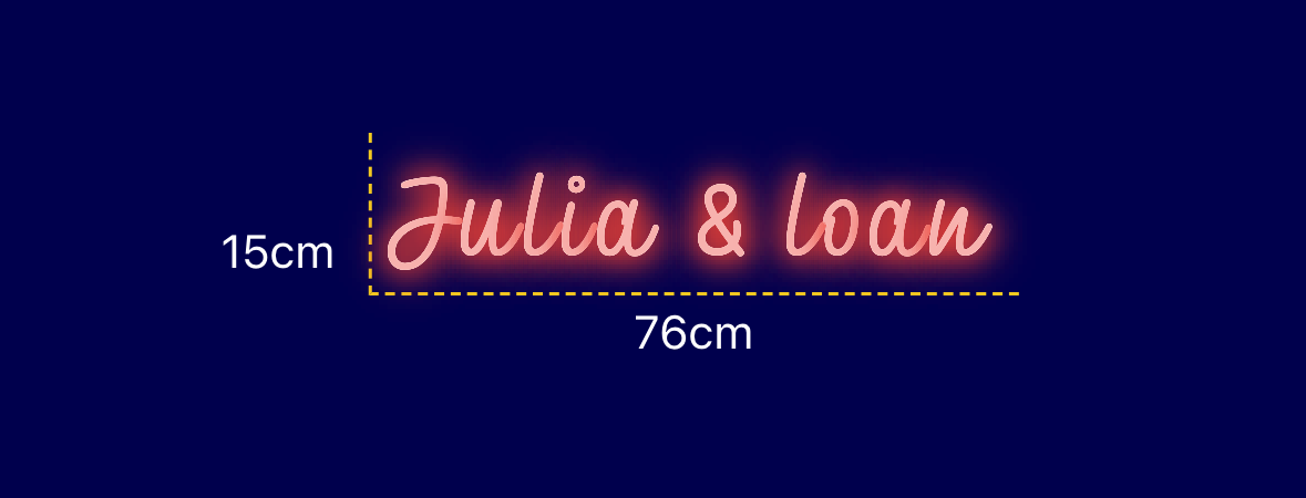 Néon personnalisé (Julia )