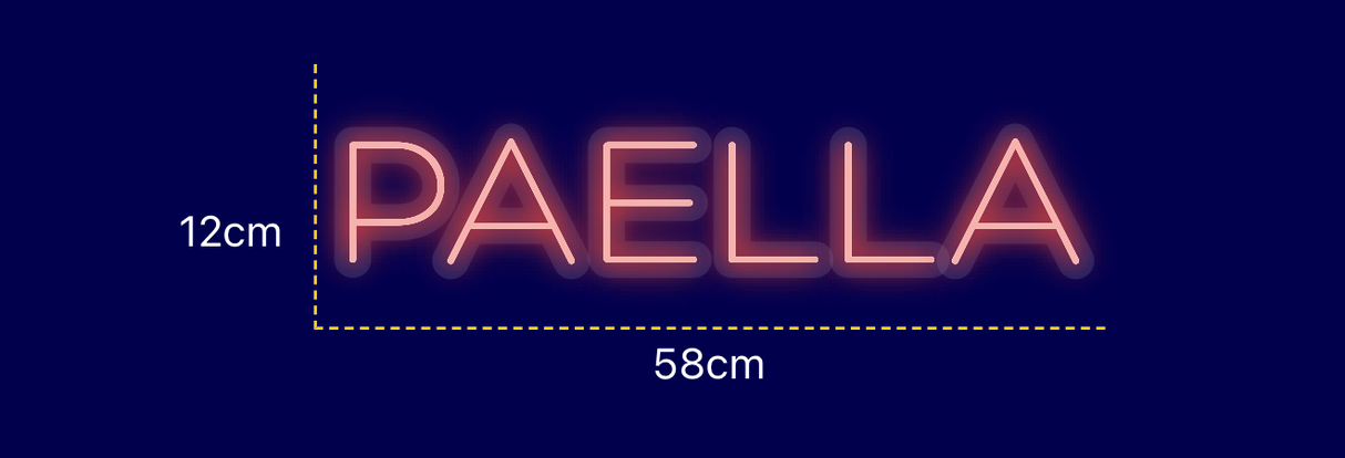 Néon personnalisé (PAELLA)