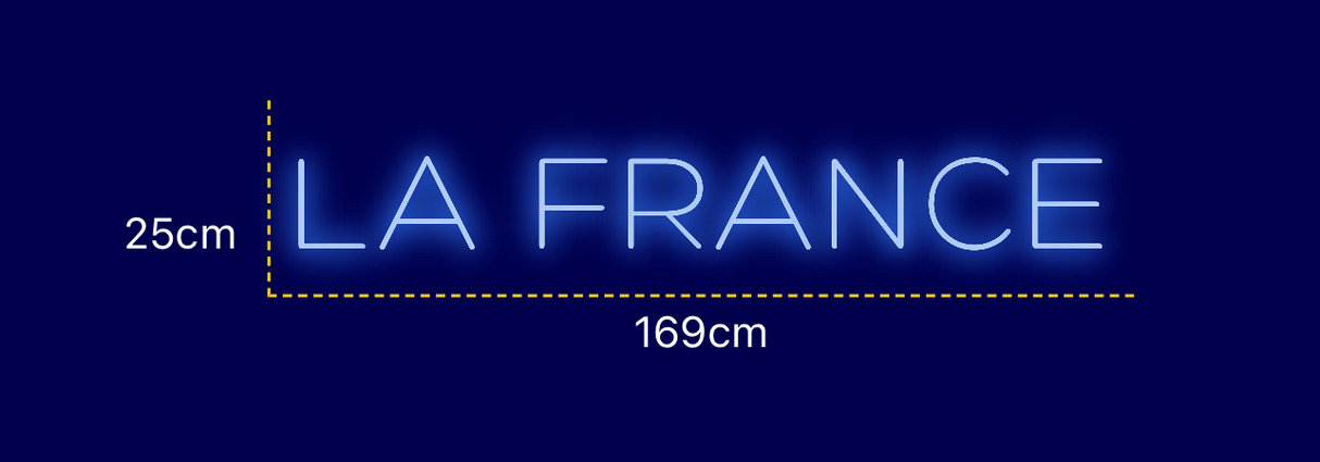 Néon personnalisé (LA FRANCE)
