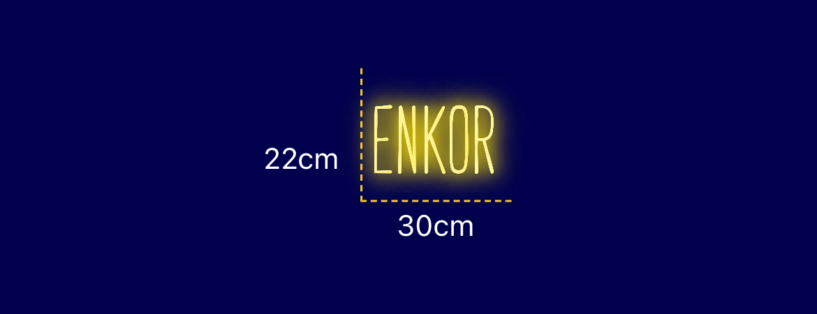 Néon personnalisé (ENKOR)
