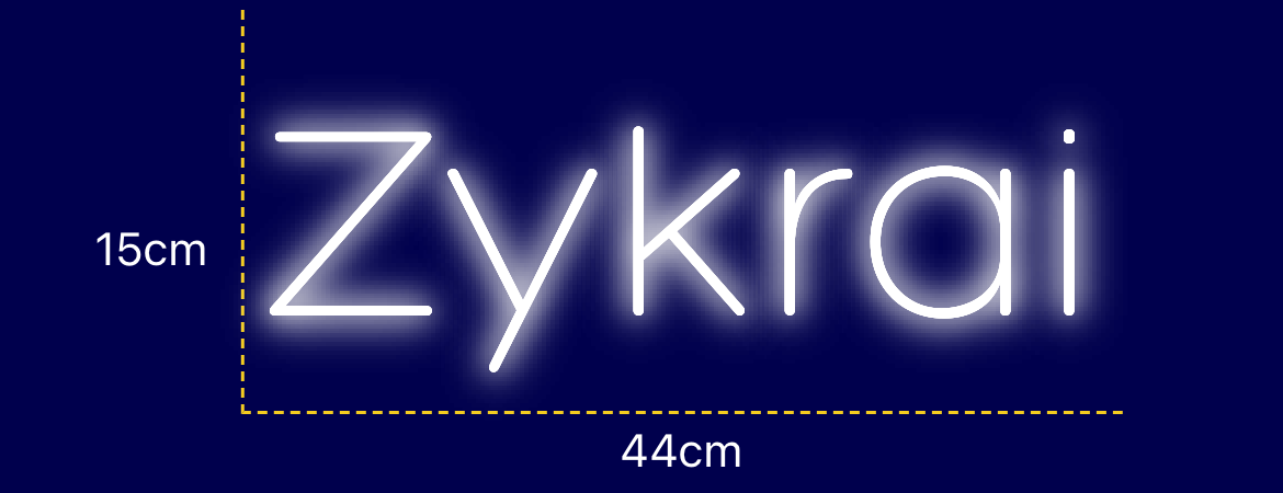 Néon personnalisé (Zykrai)