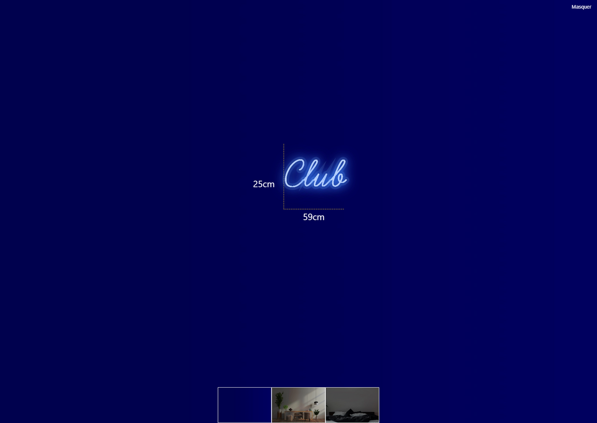 Néon personnalisé (Club)