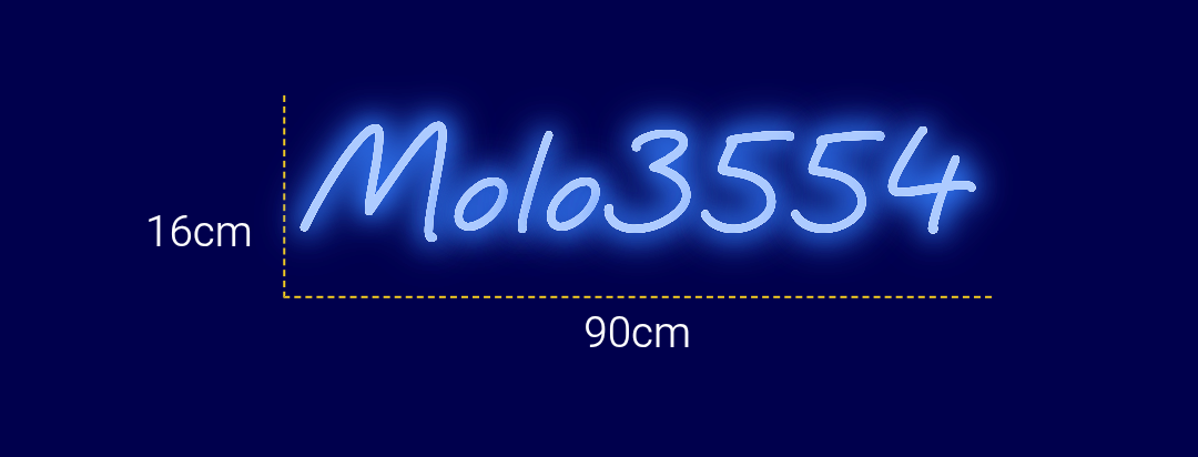 Néon personnalisé (Molo3554)