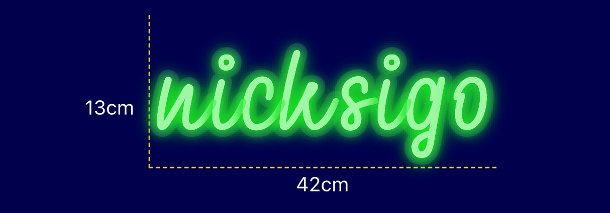 Néon personnalisé (nicksigo)
