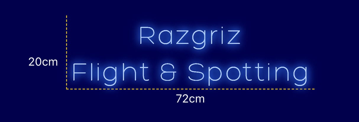 Néon personnalisé (Razgriz
Flight )