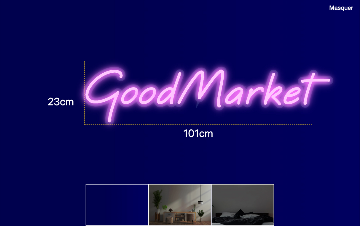 Néon personnalisé (GoodMarket)