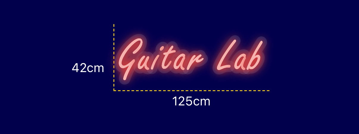 Néon personnalisé (Guitar Lab)