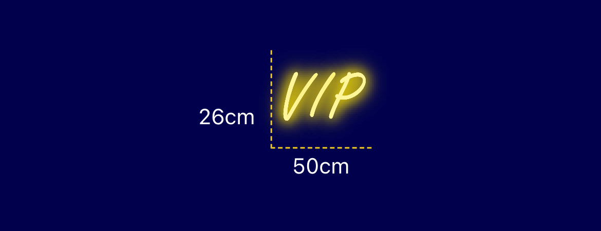 Néon personnalisé (VIP)