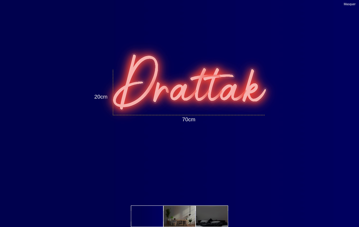 Néon personnalisé (Drattak)