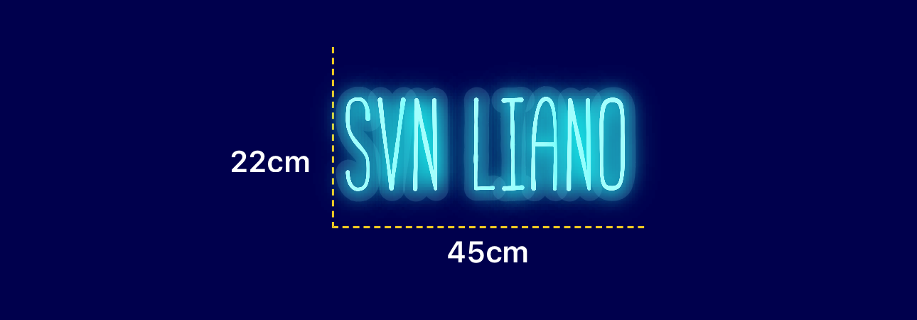 Néon personnalisé (SVN LIANO)