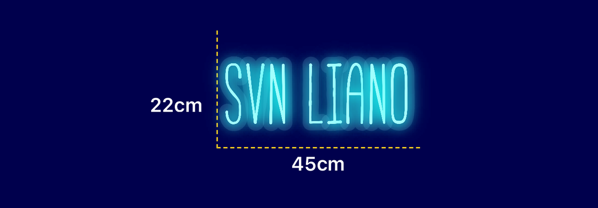 Néon personnalisé (SVN LIANO)