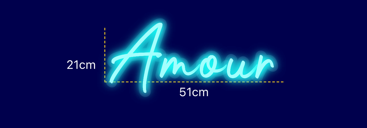 Néon personnalisé (Amour)