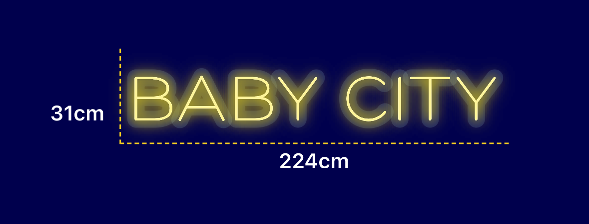 Néon personnalisé (BABY CITY)