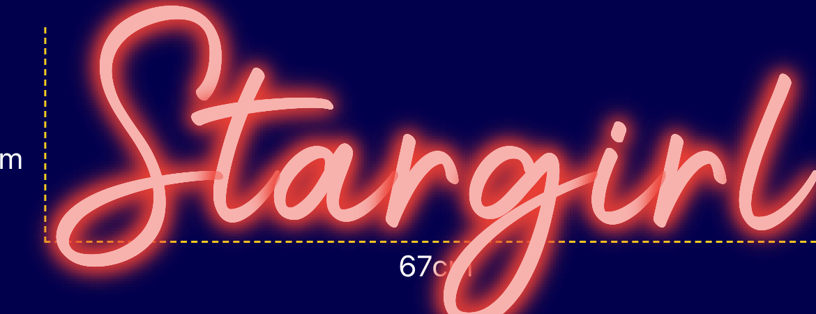 Néon personnalisé (Stargirl)