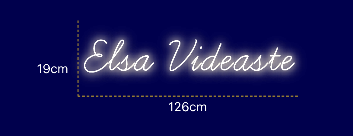 Néon personnalisé (Elsa Videaste)