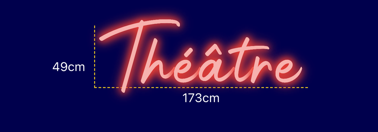 Néon personnalisé (Théâtre)