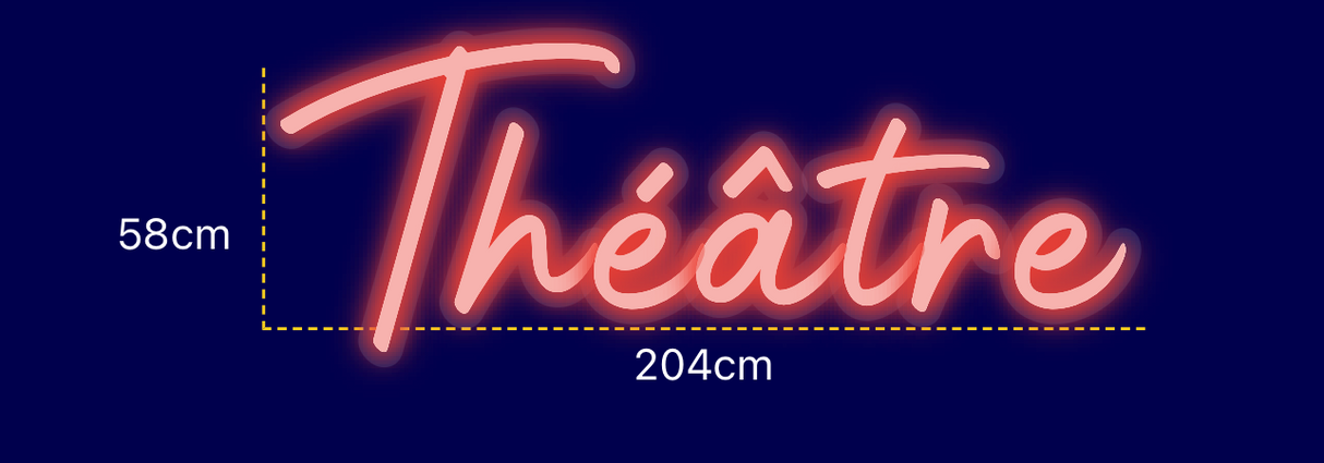 Néon personnalisé (Théâtre)