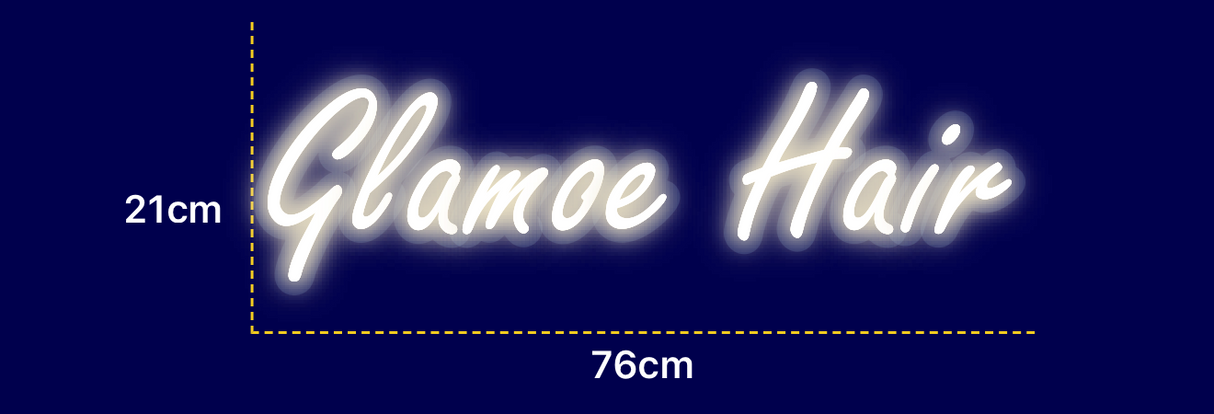 Néon personnalisé (Glamoe Hair)