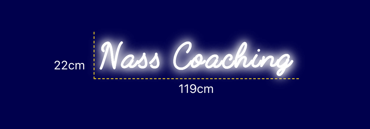 Néon personnalisé (Nass Coaching)