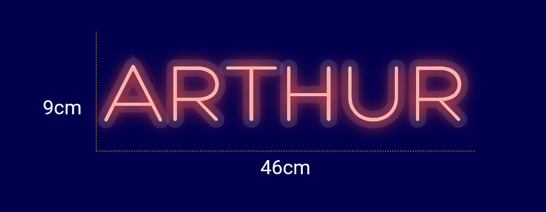 Néon personnalisé (ARTHUR 
)